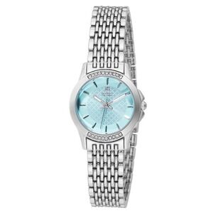 Montres Prestige Women's 27mm Steel Blue Dial Quartz Watch MPW-0219 New B51